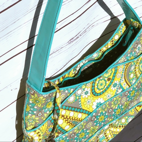 Vera Bradley Lemon Parfait Shoulder Bag - Picture 4 of 6